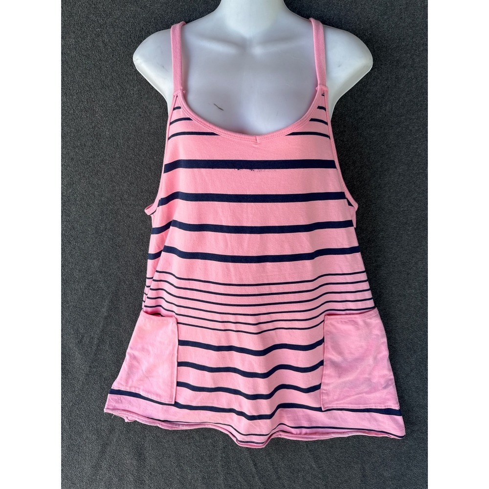 Free People Movement Pink Striped Active Romper Built in Shorts Small